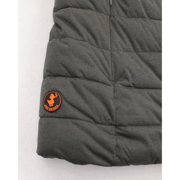 Save the Duck Full Zip Puffer Vest Women's Size 2/US Medium Gray - Picture 4 of 9